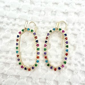 Kendra Scott Elle Gold Open Frame Earrings